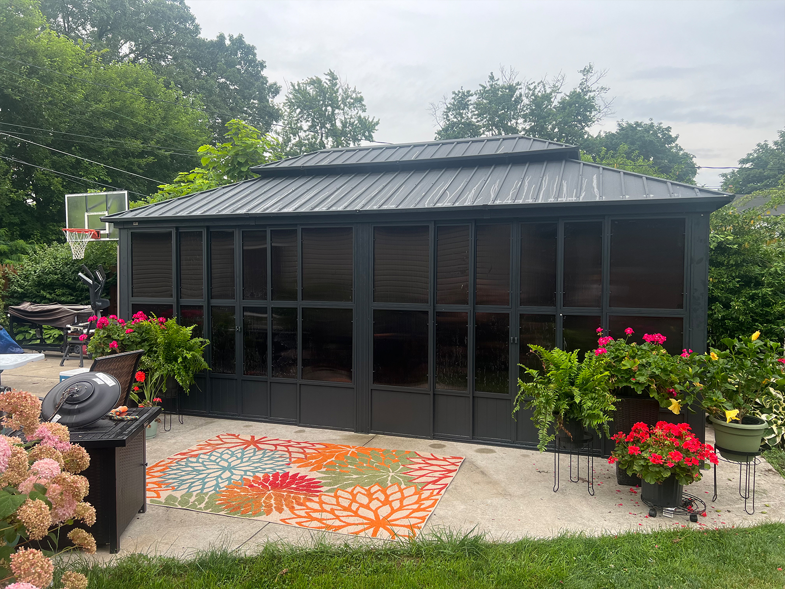 Amazon.com : PURPLE LEAF 12' X 20' Sunroom with Light Permanent